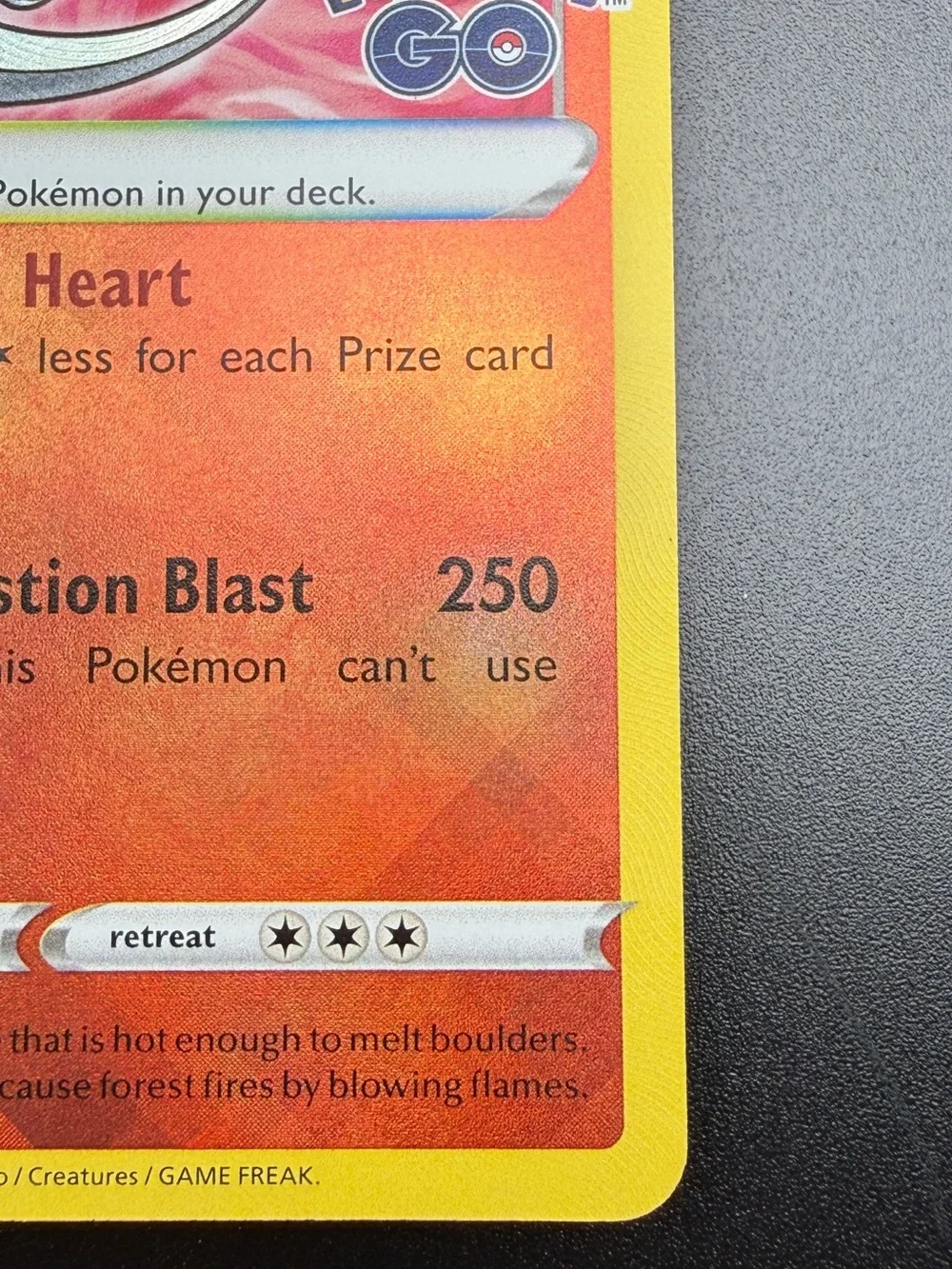 Radiant Charizard 011/078 Pokémon GO Holo Rare NM